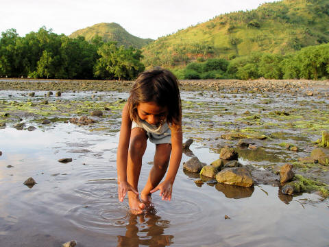 CLICK HERE - Girl on tidal flats