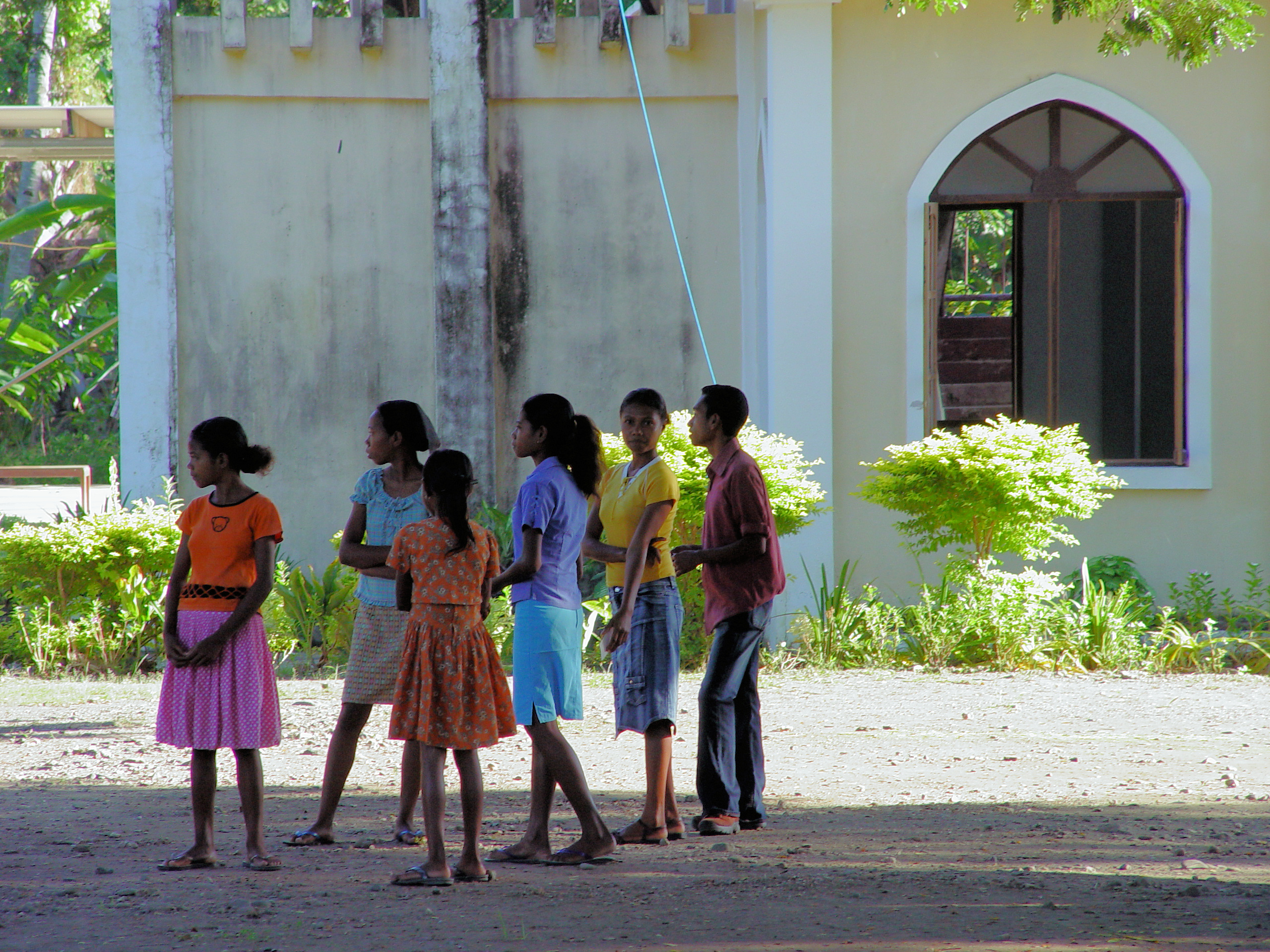 CLICK HERE - Group at Manleo church